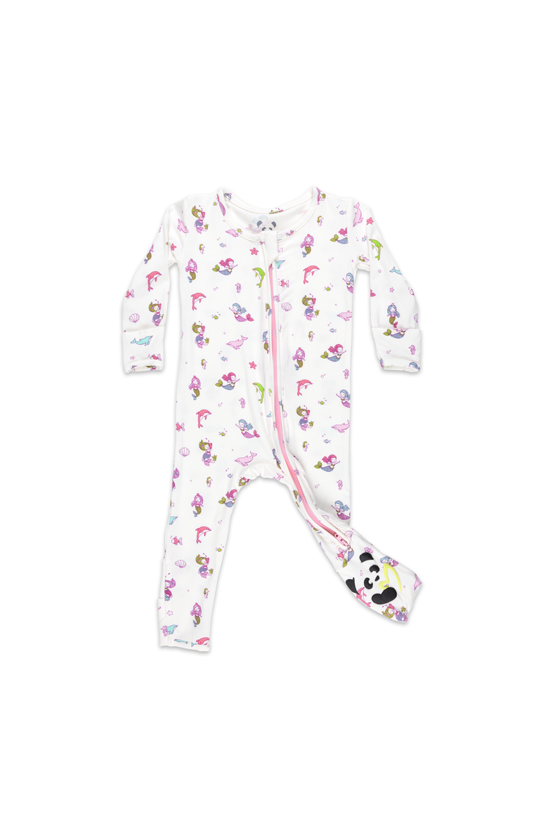 Bellabu Bear Baby Mermaid Convertible Footie, Main, color, Mermaid