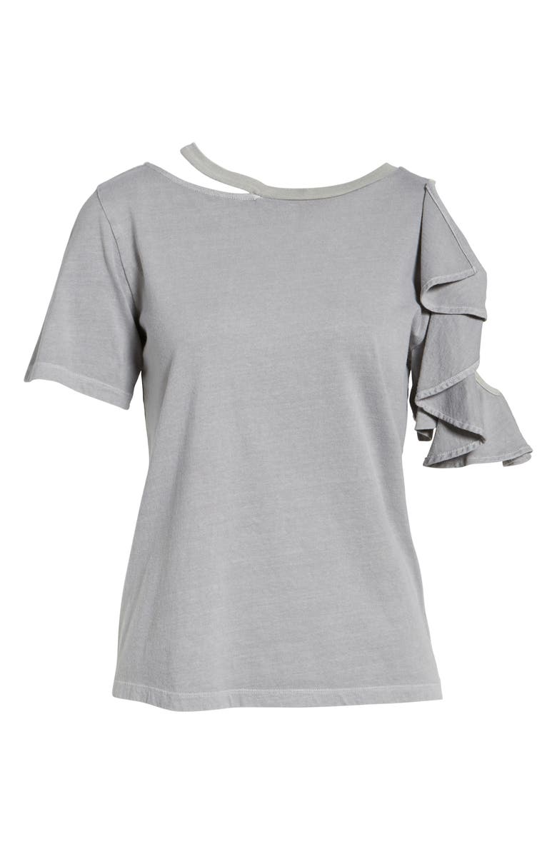 BP. Ruffle Cutout Tee, Alternate, color, 