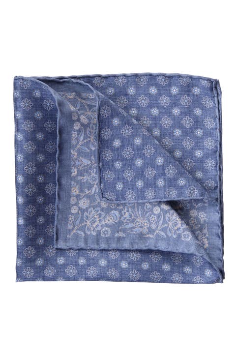 Pascal - Double Sided Silk Pocket Square for Men