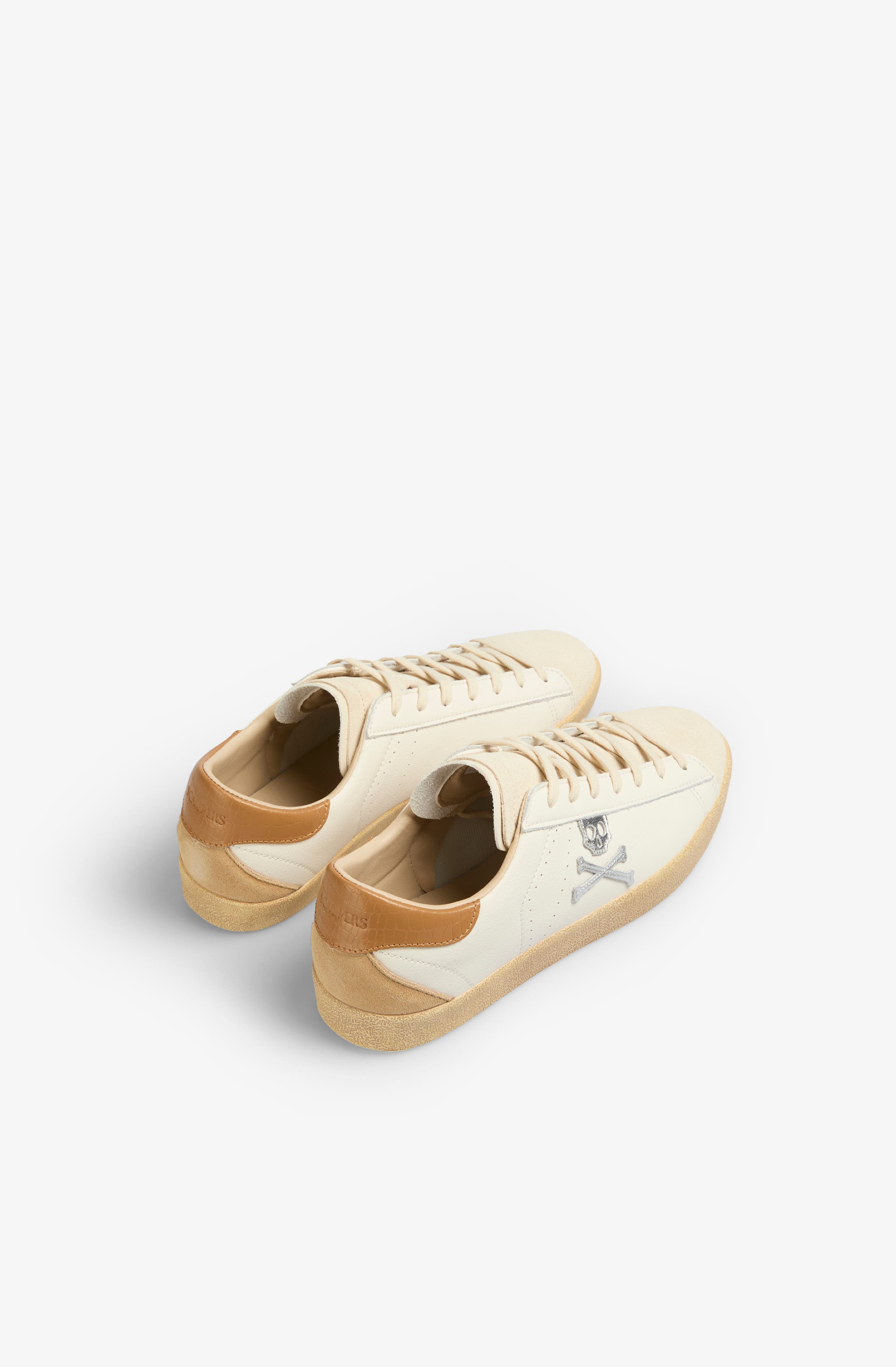 Henry Sneakers Woman, Alternate, color, Offwhite-Camel