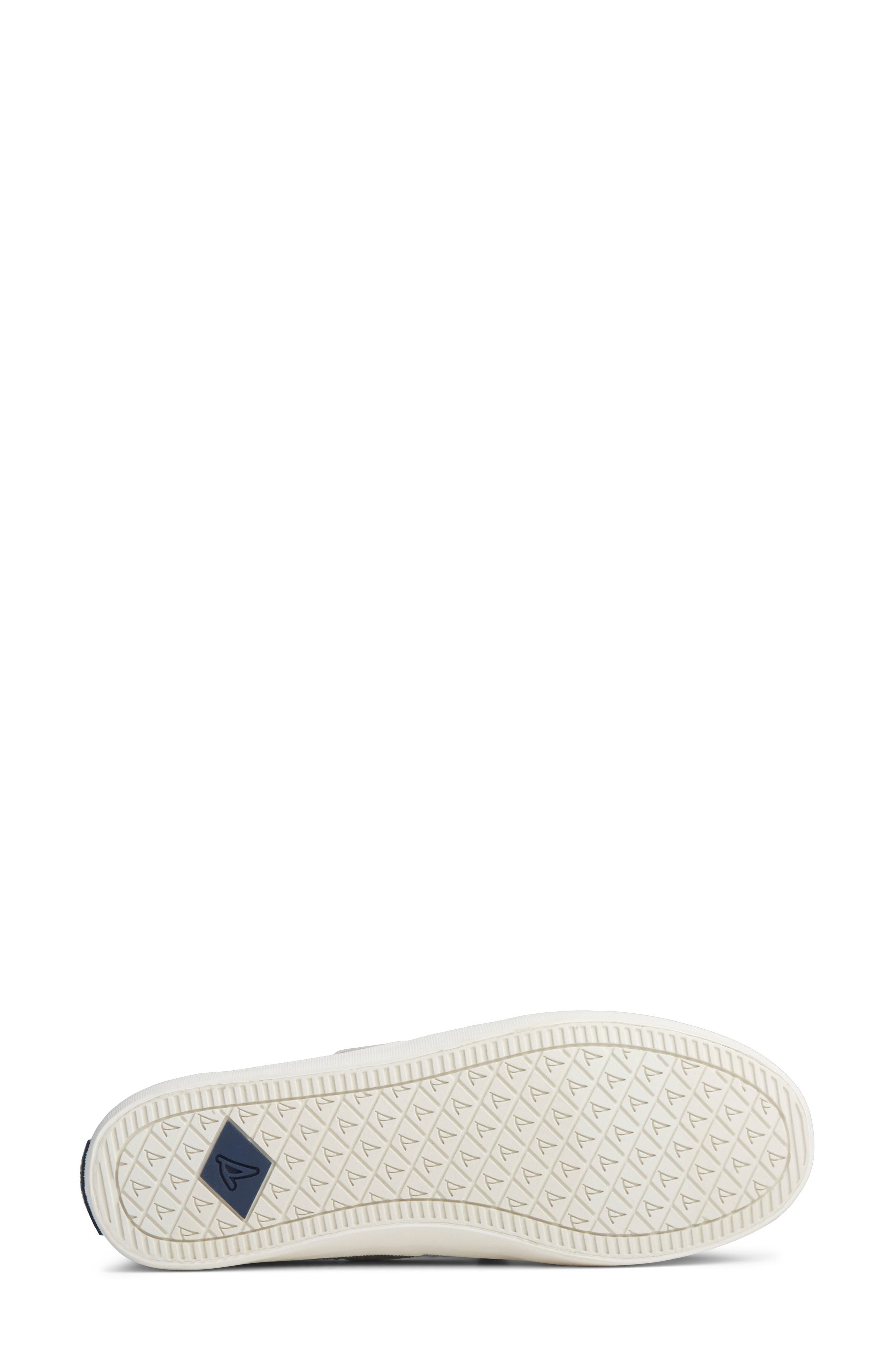 Crest Boat Sneaker, Alternate, color, BLUE/ WHITE FABRIC
