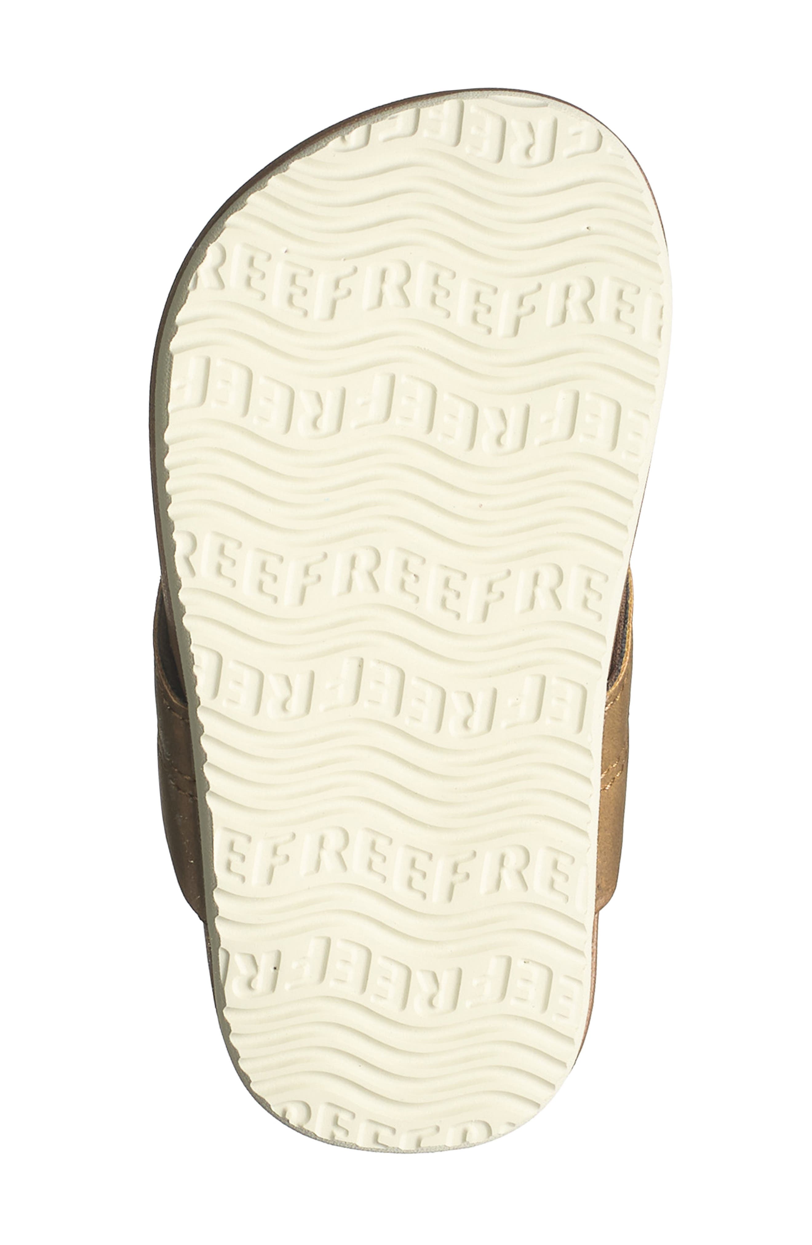 Reef Kids' Lil' Cushion Spring Flip Flop Sandal, Alternate, color, Tan