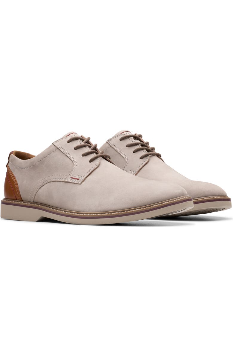 Clarks<sup>®</sup> Radcliff Derby, Alternate, color, Light Grey Combo