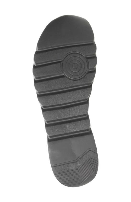 Wolky Snoafer Platform Wedge Penny Loafer In Black