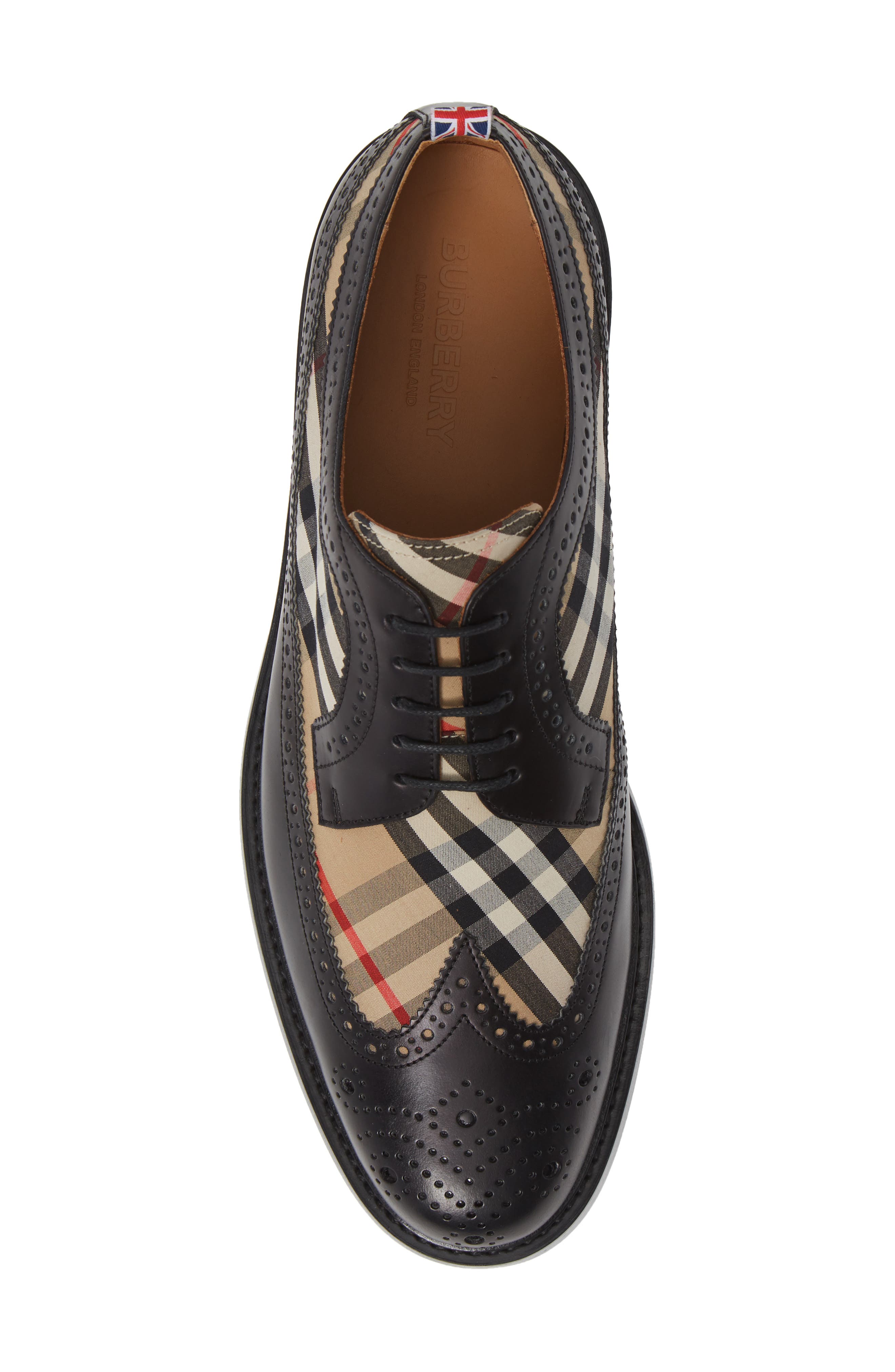 Arndale Wingtip, Alternate, color, BLACK/ ARCHIVE BEIGE