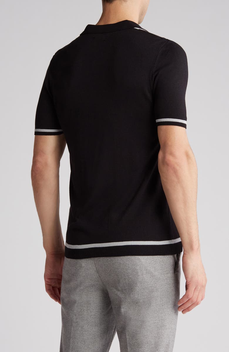 T.R. PREMIUM Textured Sweater Knit Polo, Alternate, color, 