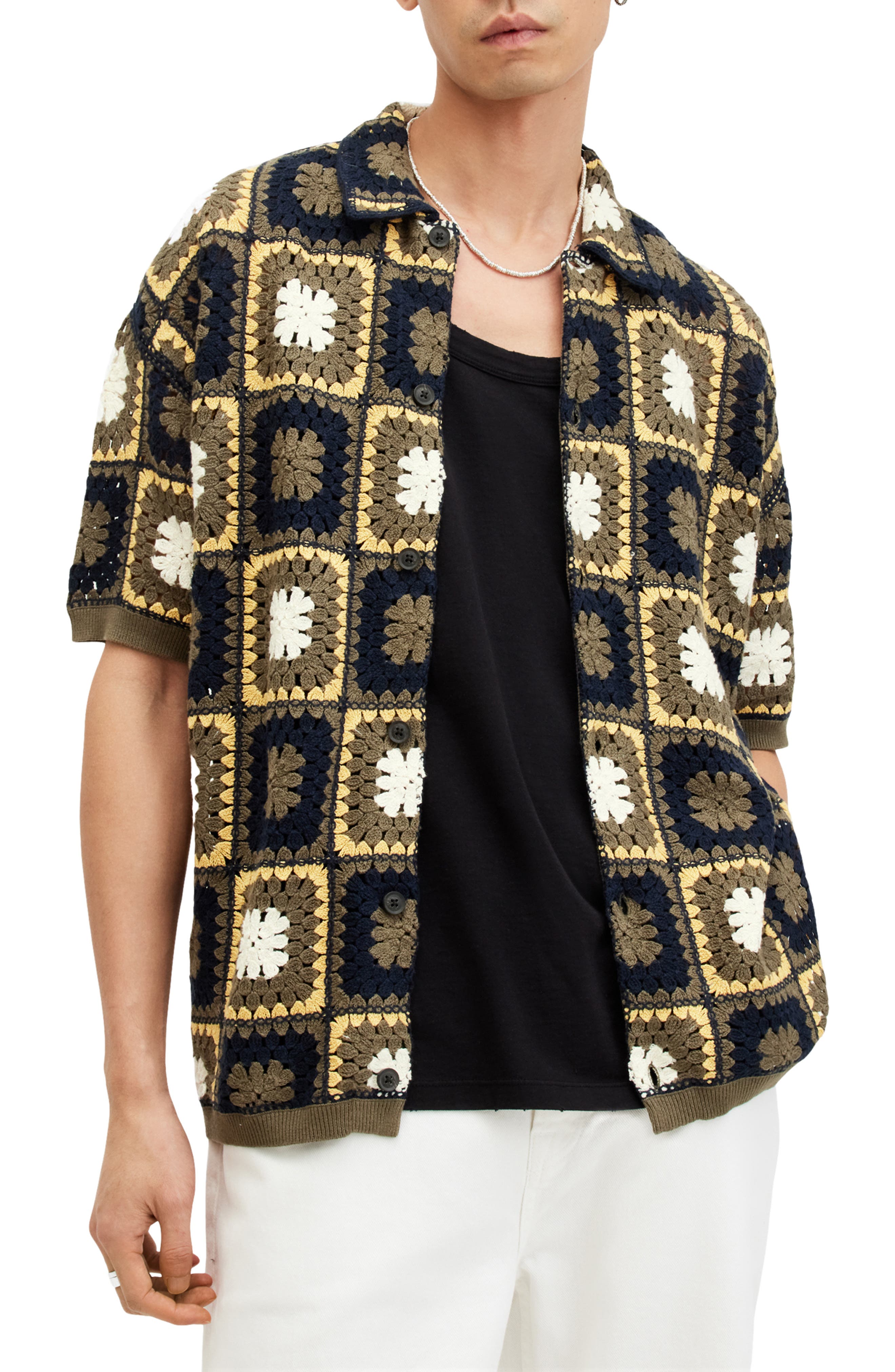 ダントン MEN’S BROAD CLOTH SHIRT CARDIGAN Mandon Cardigan (Men) | Nordstrom