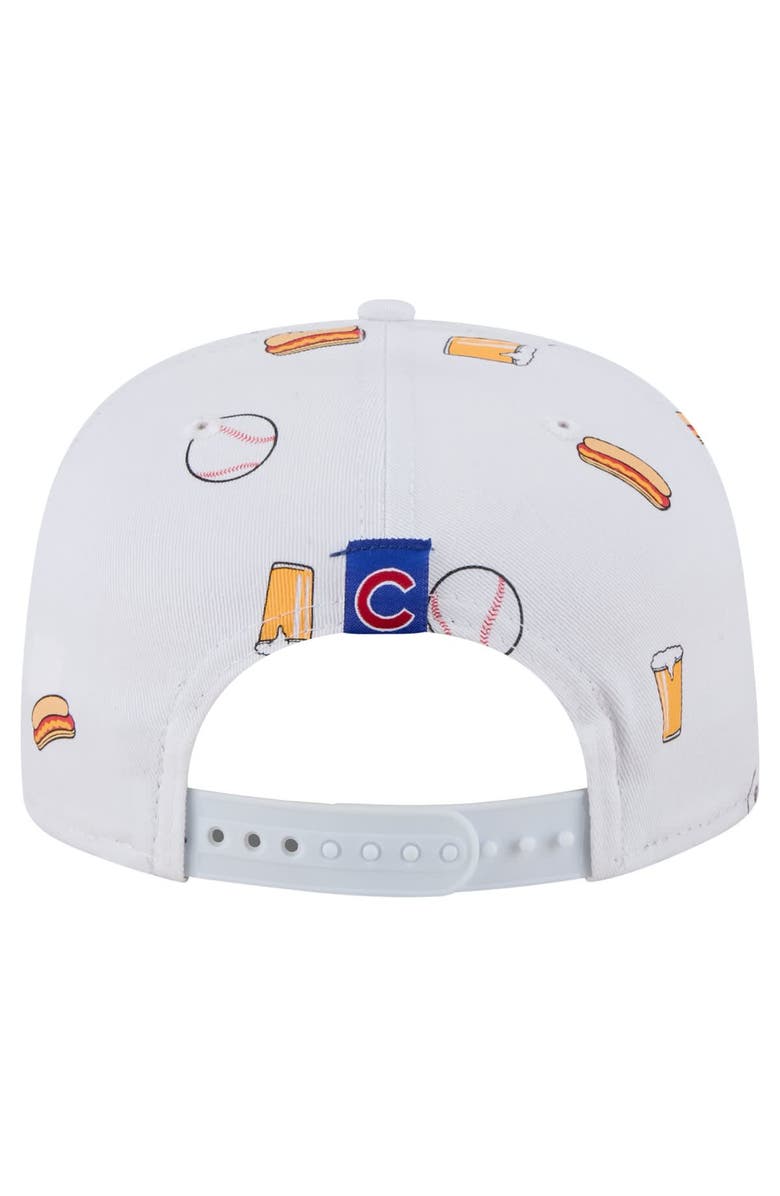 New Era Men's New Era White Chicago Cubs Team Cheer Rope 19TWENTY Adjustable Hat, Alternate, color, White