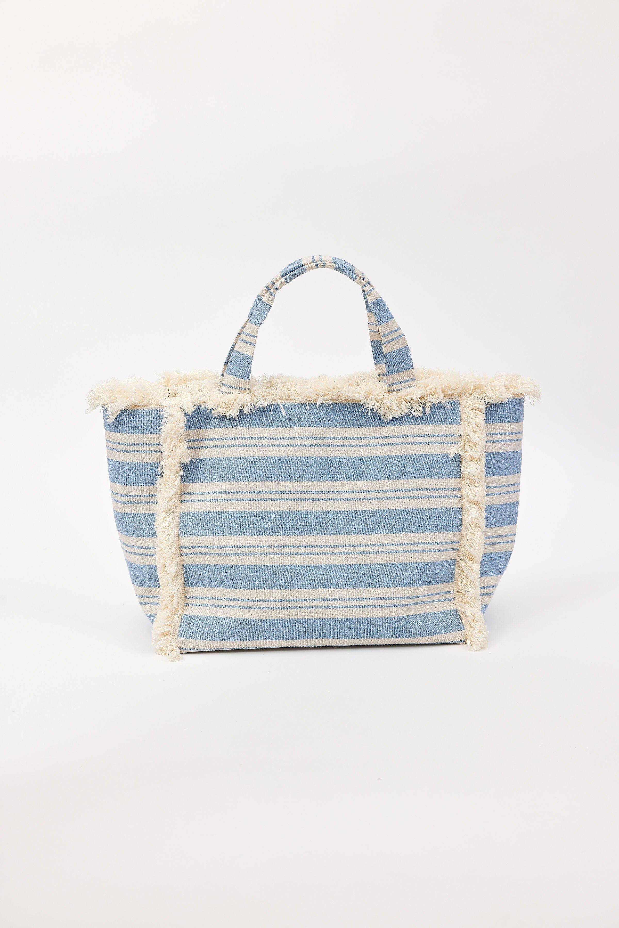Hat Attack Striped Canvas Beachy Tote, Main, color, 
