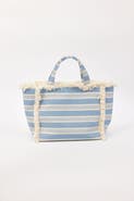 Hat Attack Striped Canvas Beachy Tote