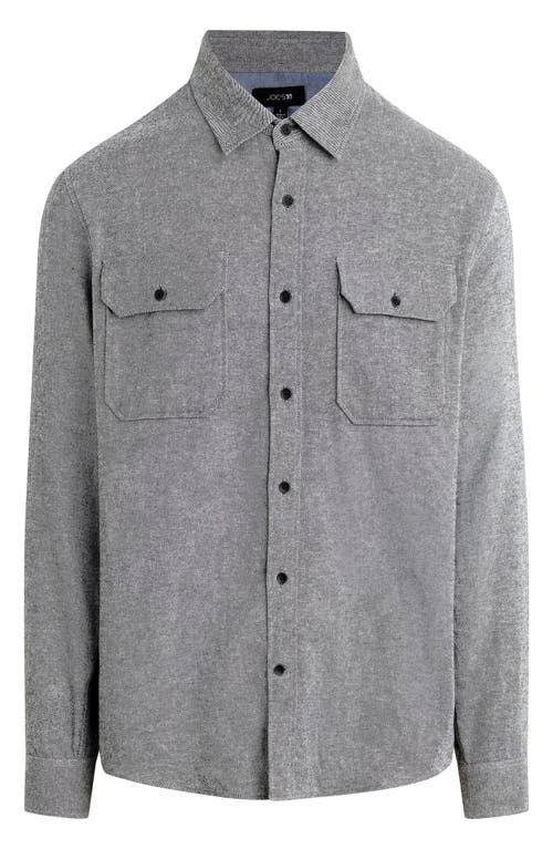 Joe's Chester Flannel Button-up Shirt In Gray