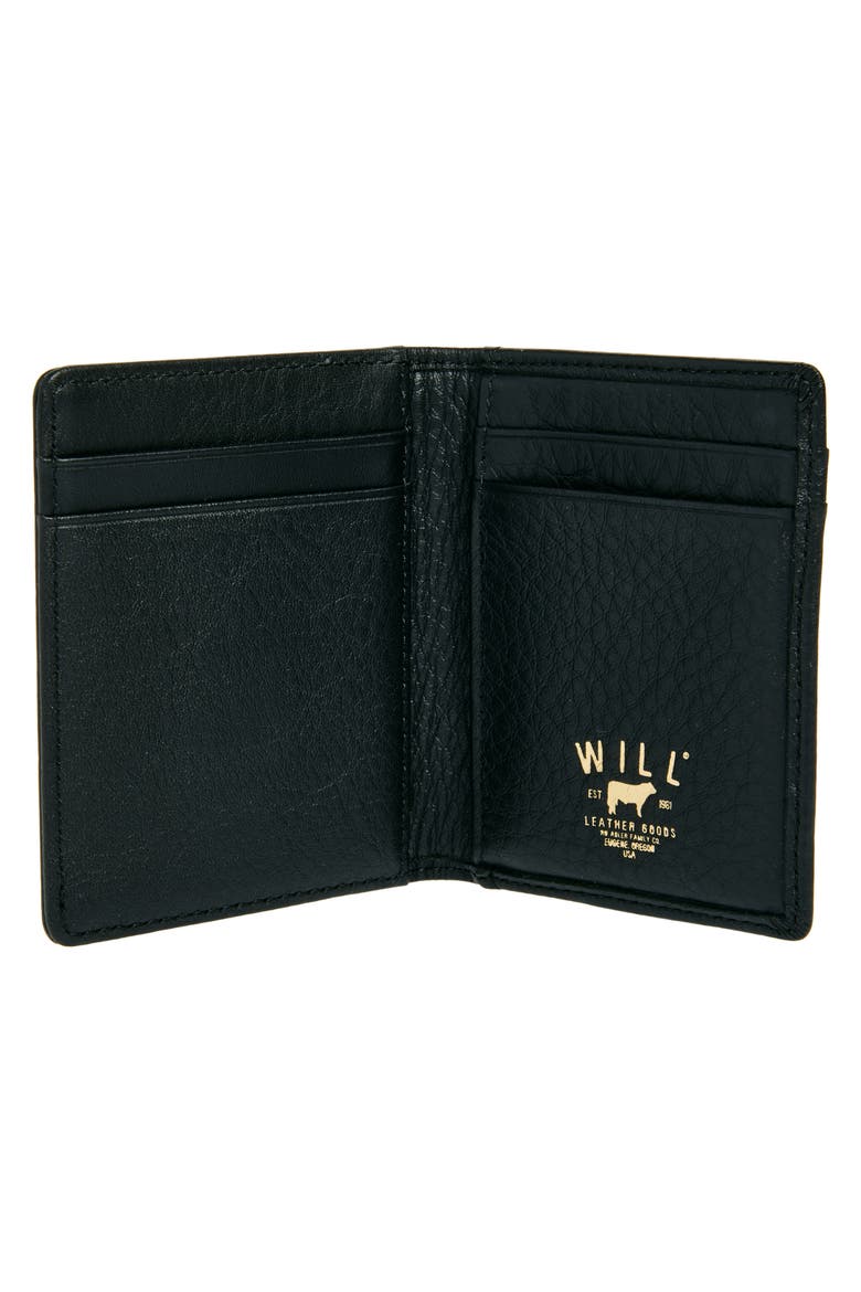 Front Pocket Money Clip Wallet, Alternate, color, BLACK