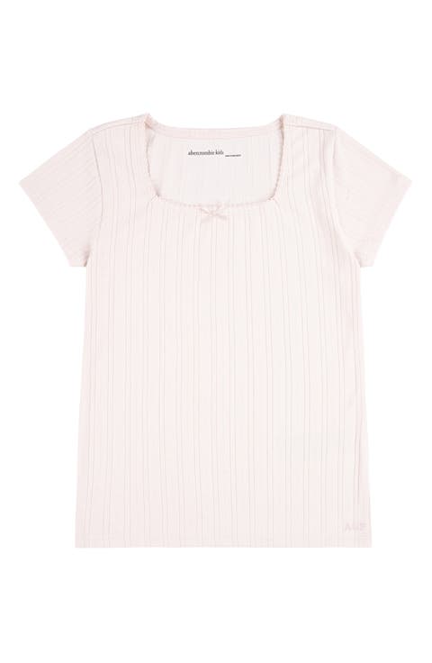 Pointelle T-Shirt (Little Kid & Big Kid)