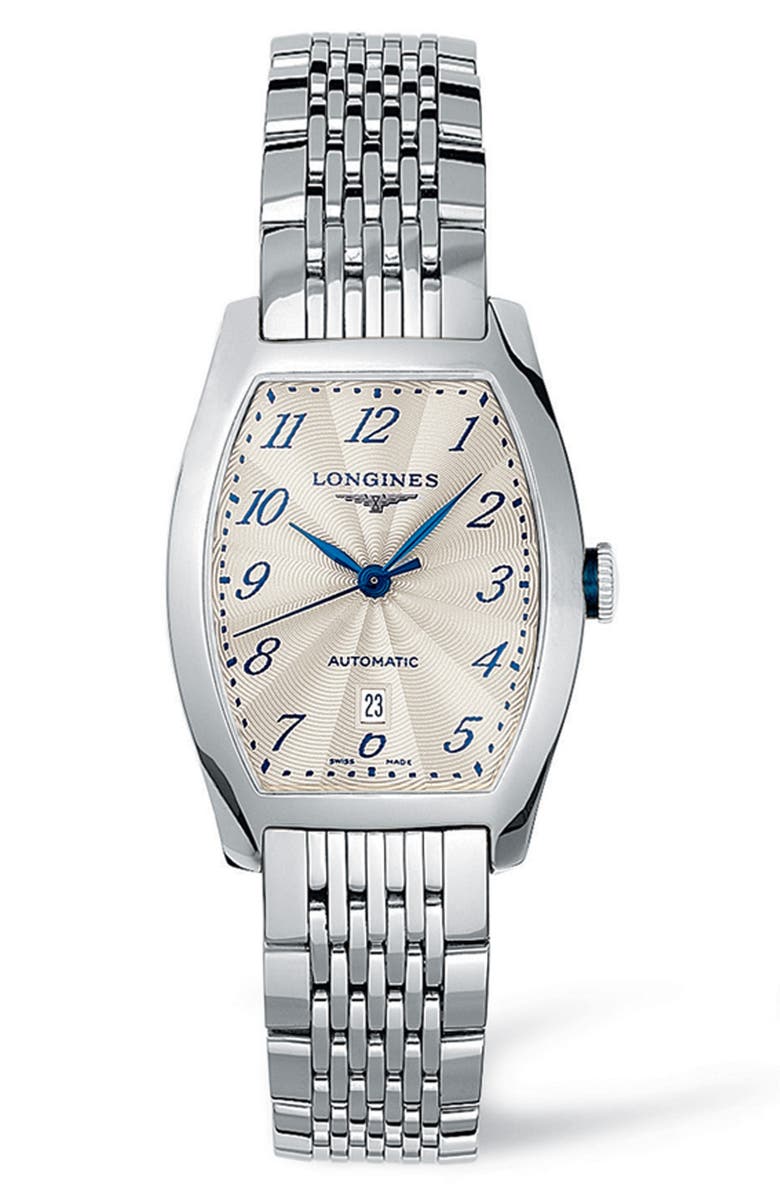 Longines Evidenza Automatic Bracelet Watch, 26mm x 30.6mm, Main, color, 