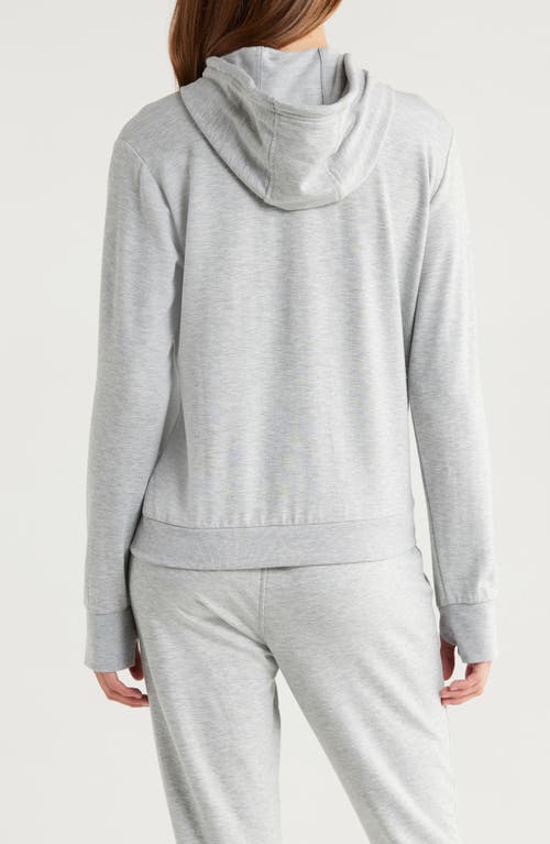Free Fly Lightweight Fleece Zip-up Hoodie In Gray