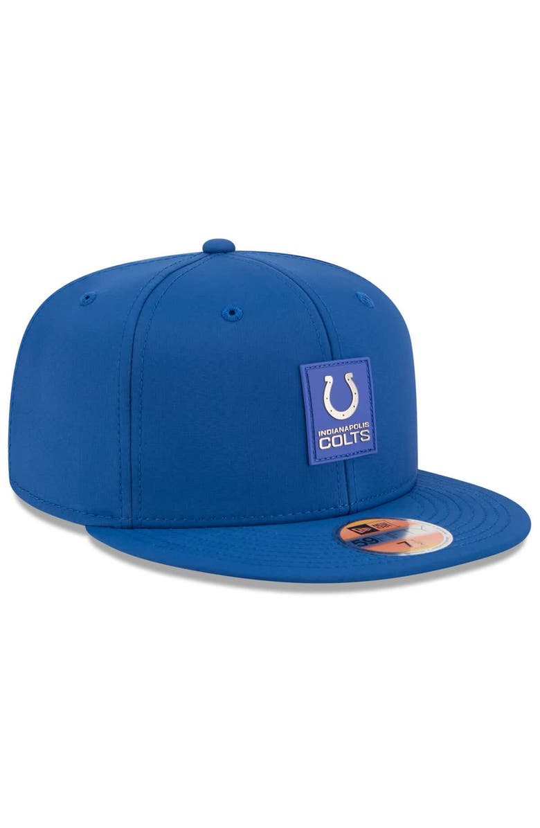New Era Men's New Era Royal Indianapolis Colts 2025 Sideline  59FIFTY Fitted Hat, Alternate, color, Royal