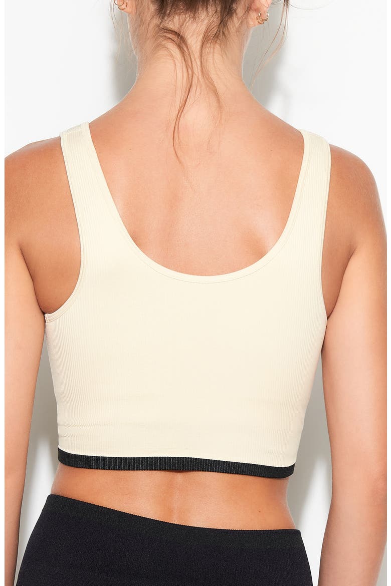 Love Longline Sports Bra, Alternate, color, CANVAS