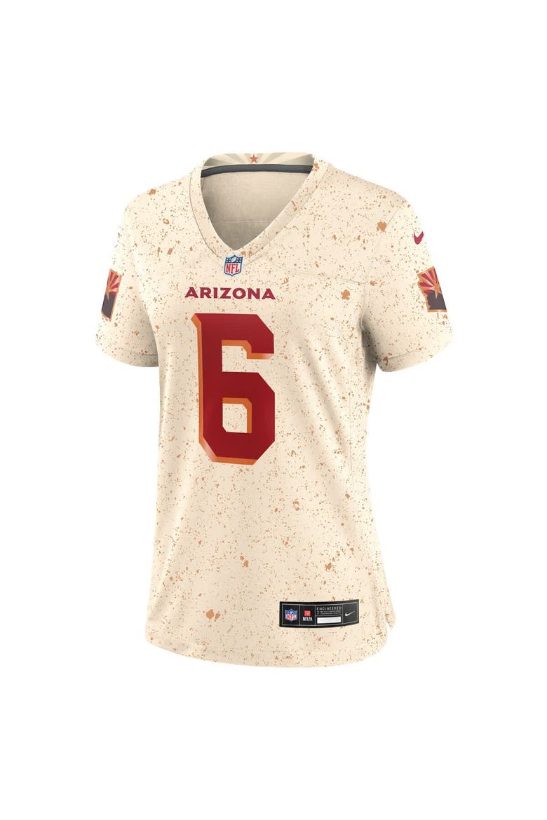 Women's Nike James Conner Natural Arizona Cardinals 2025 Rivalries Collection Game Jersey, Alternate, color, Natural