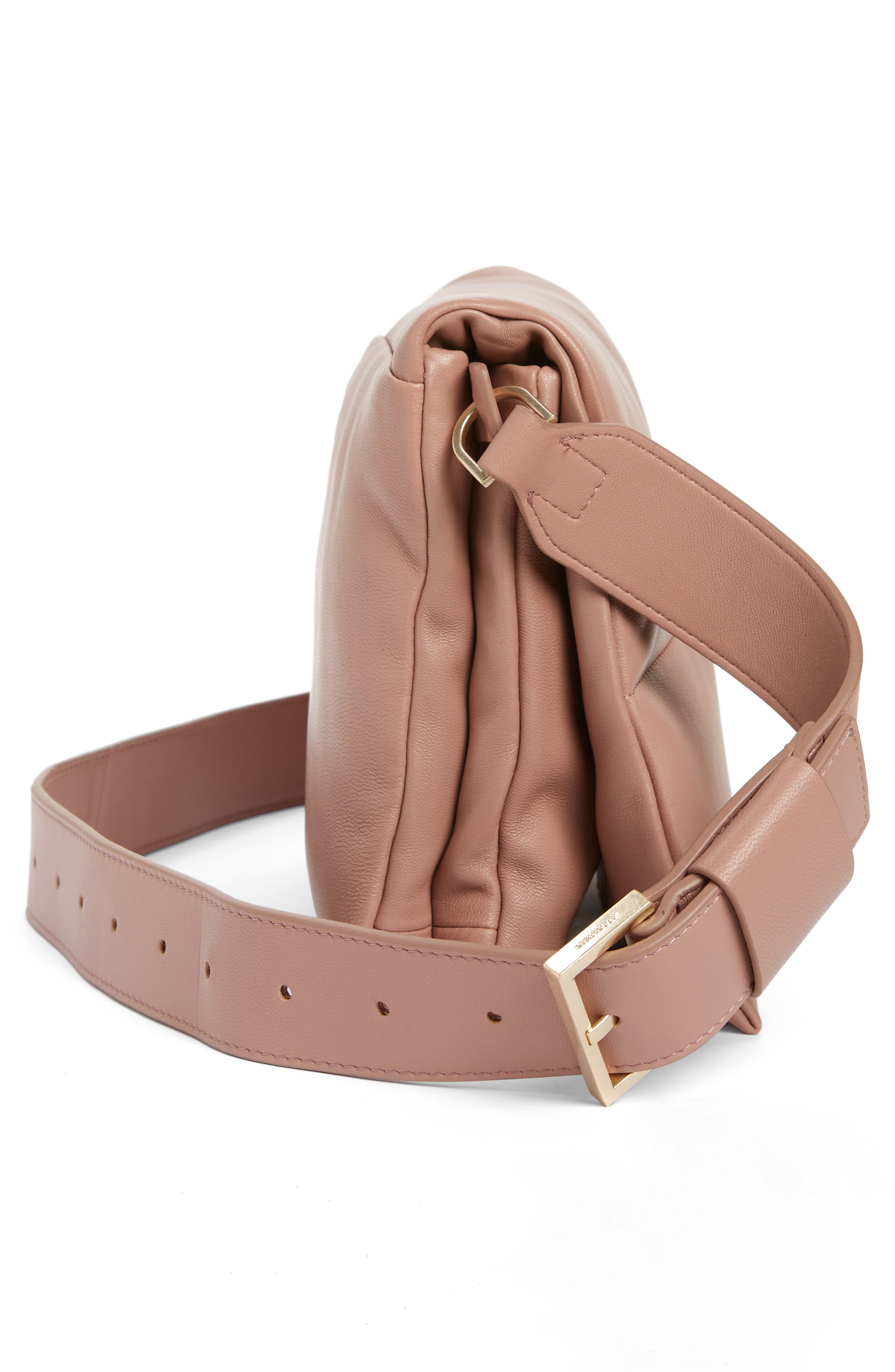 AllSaints Vittoria Leather Shoulder Bag, Alternate, color, 