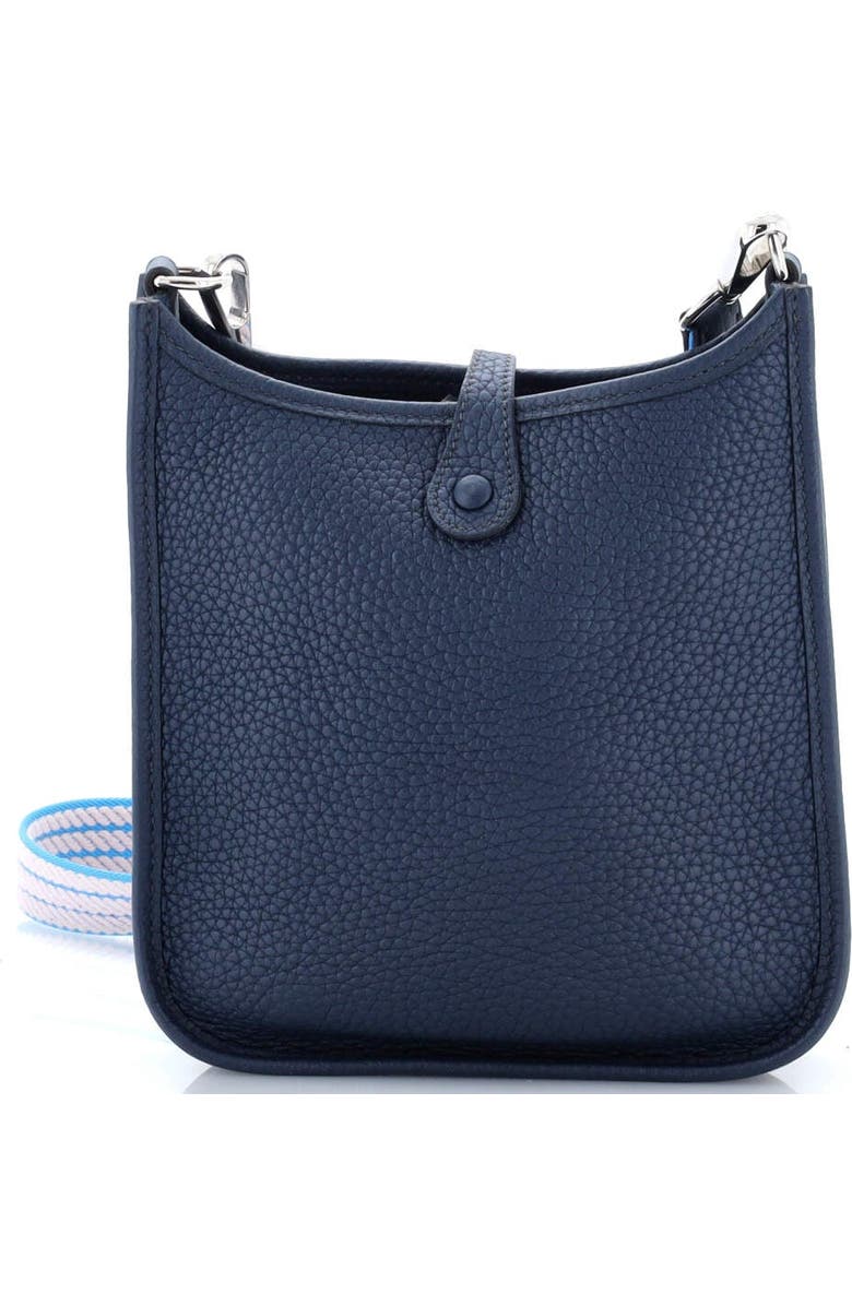 Pre-Owned Hermes Evelyne Bag Gen III Clemence TPM, Alternate, color, Bleu De Prusse