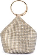 Olga Berg Ellie Crystal Mesh Bag