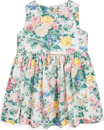 Floral Cotton Poplin Dress