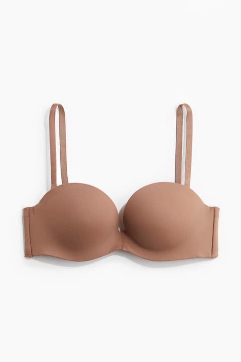 Microfibre Super Push-up Balconette Bra