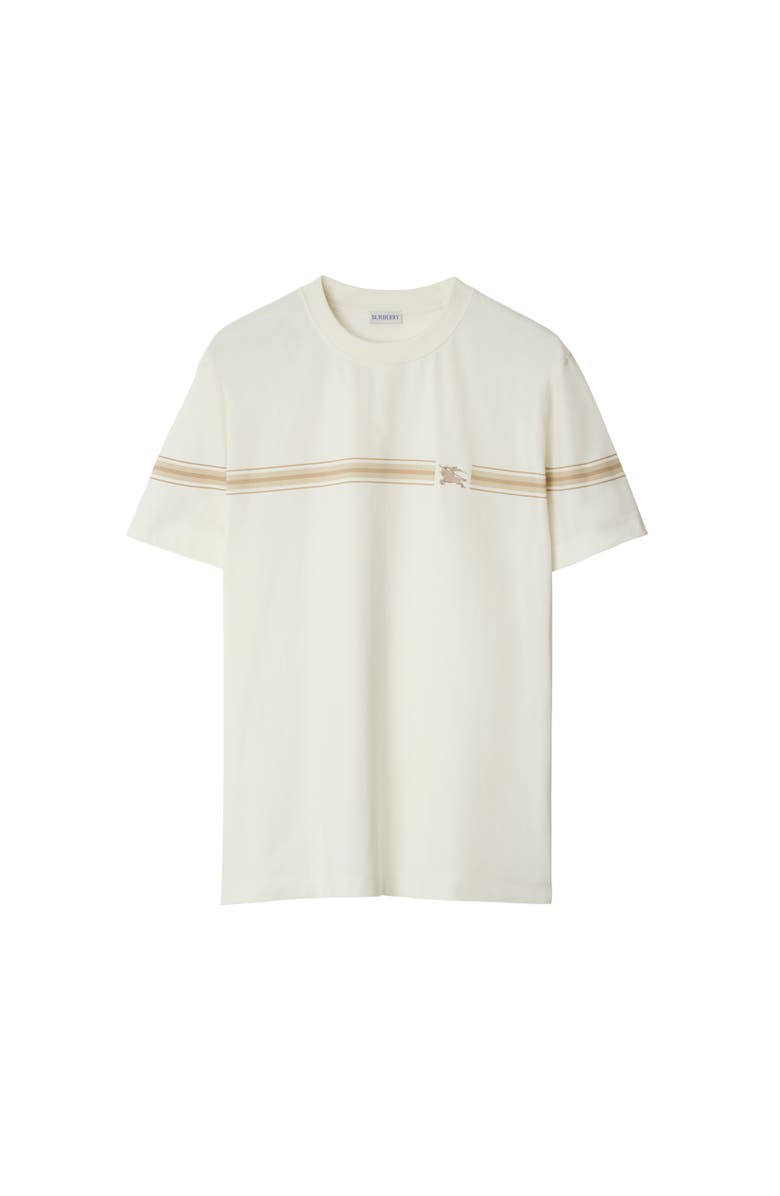 Burberry Striped Cotton T-shirt, Alternate, color, 
