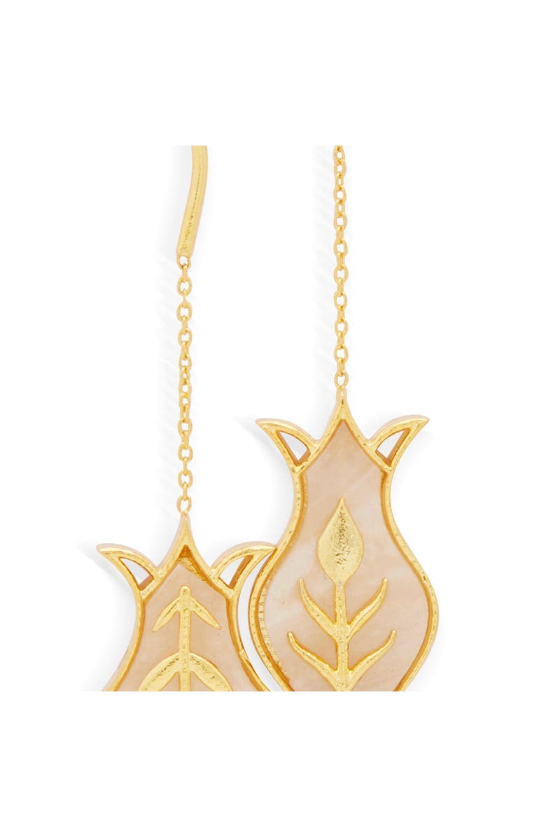 Dhwani Bansal Hamsa Earrings, Alternate, color, Gold Plated