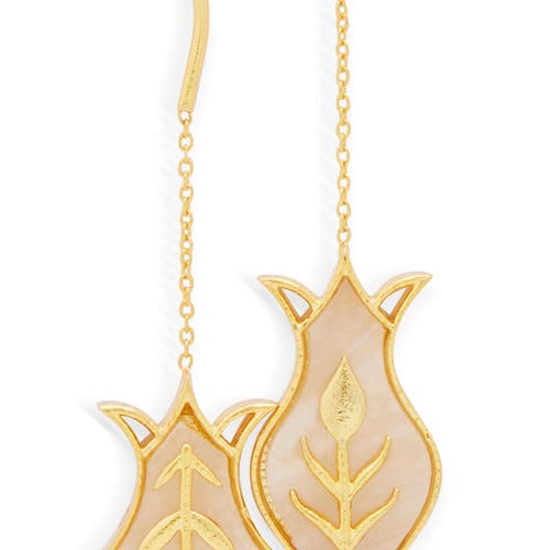 Dhwani Bansal Hamsa Earrings In Gold