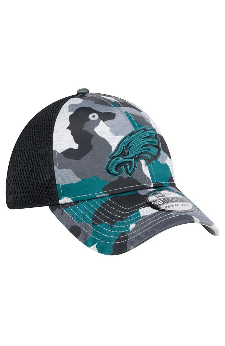 New Era Men's New Era Camo/Black Philadelphia Eagles Active 39THIRTY Flex Hat, Alternate, color,