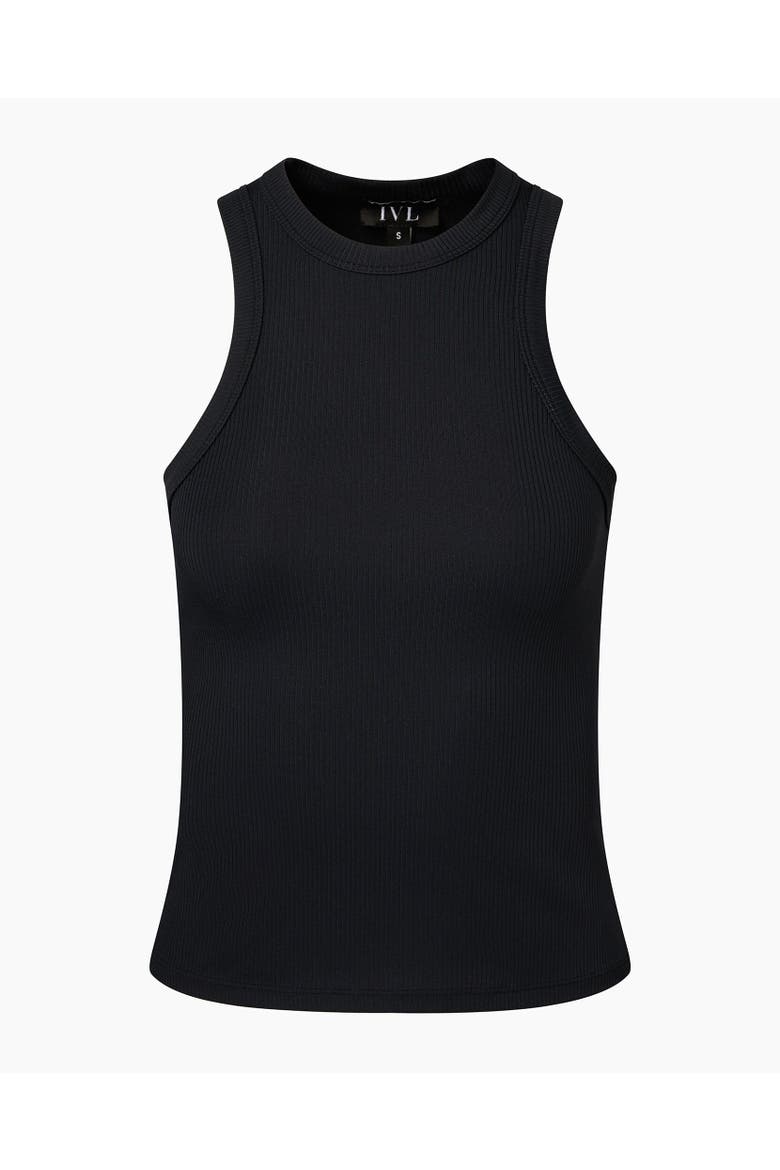 RIB TANK, Alternate, color, JET BLACK