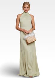 Maids to Measure Tilly Satin High Neck Bridesmaid Dress
