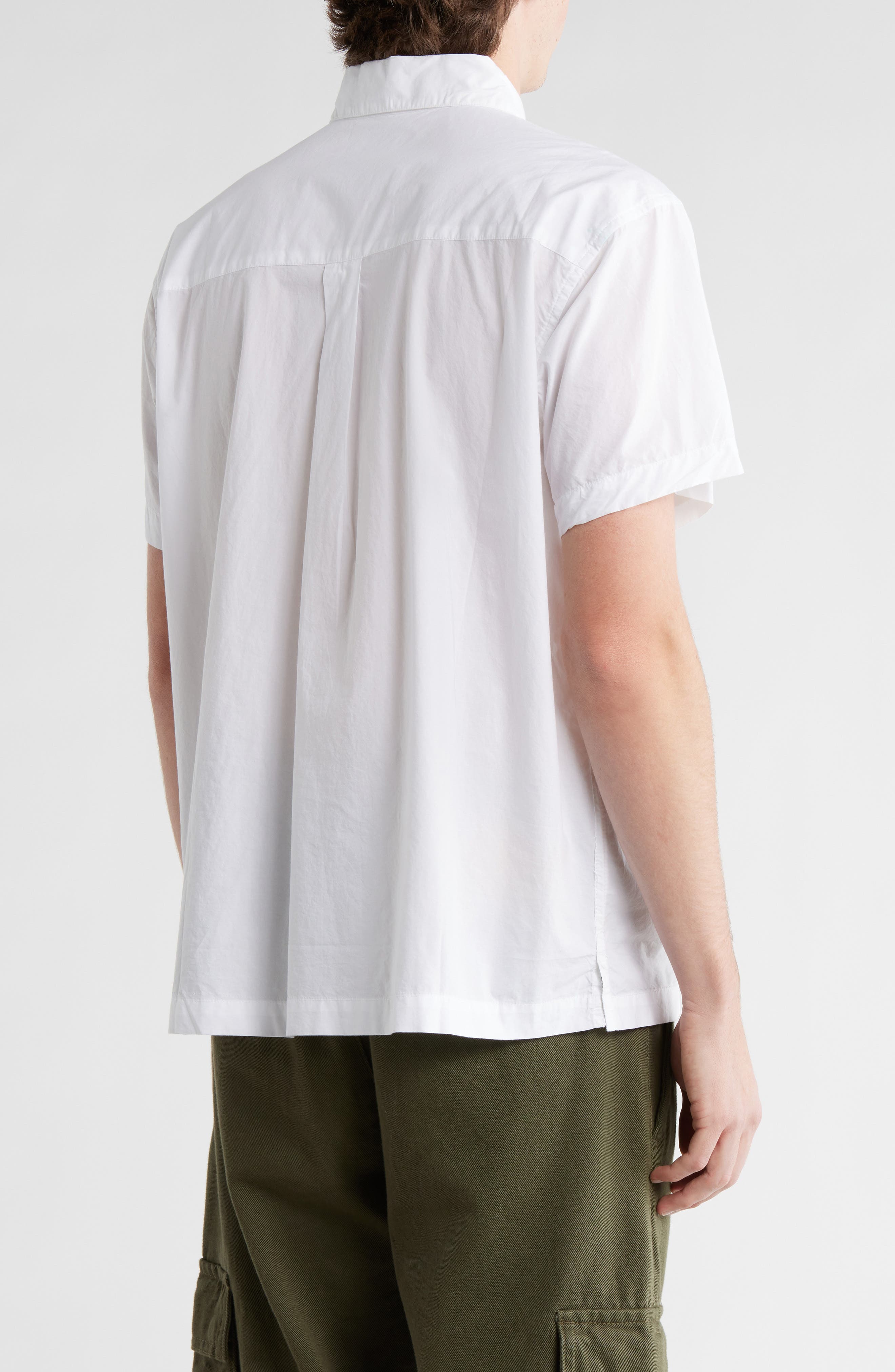 Wire Short Sleeve Button-Up Shirt - image 2