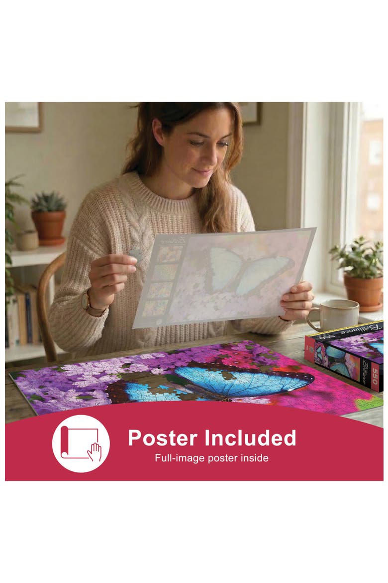 Iridescence 550 Piece Jigsaw Puzzle, Alternate, color, Multicolor