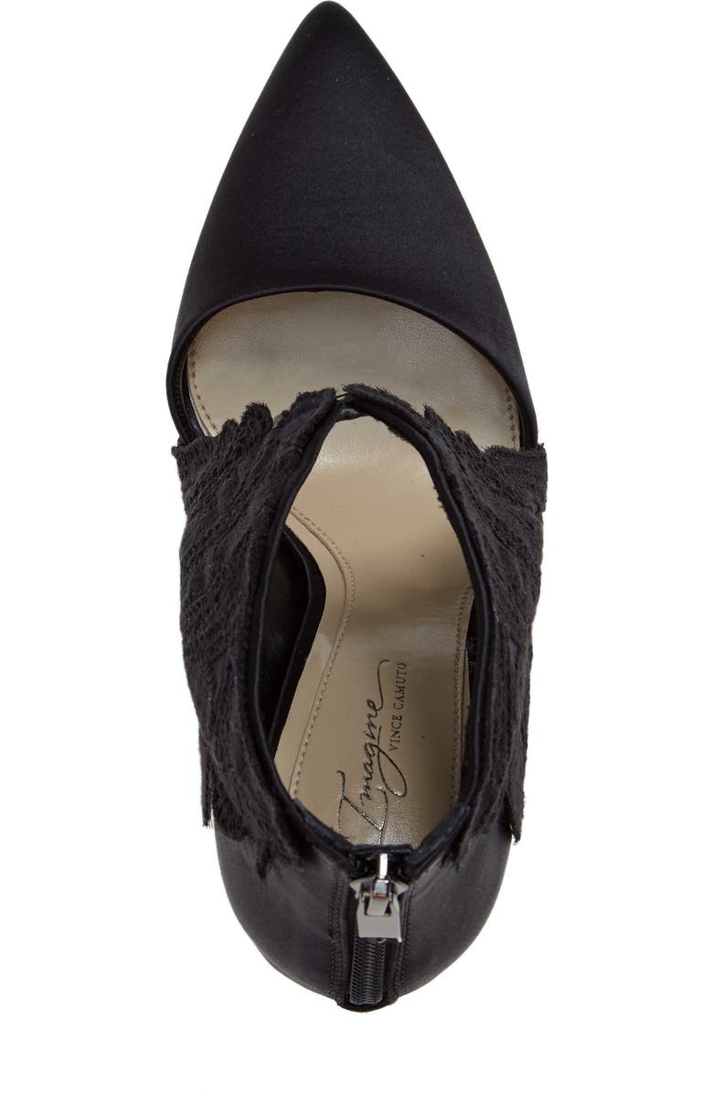 Imagine by Vince Camuto Obin Lace Detailed Pointy Toe Pump, Alternate, color,