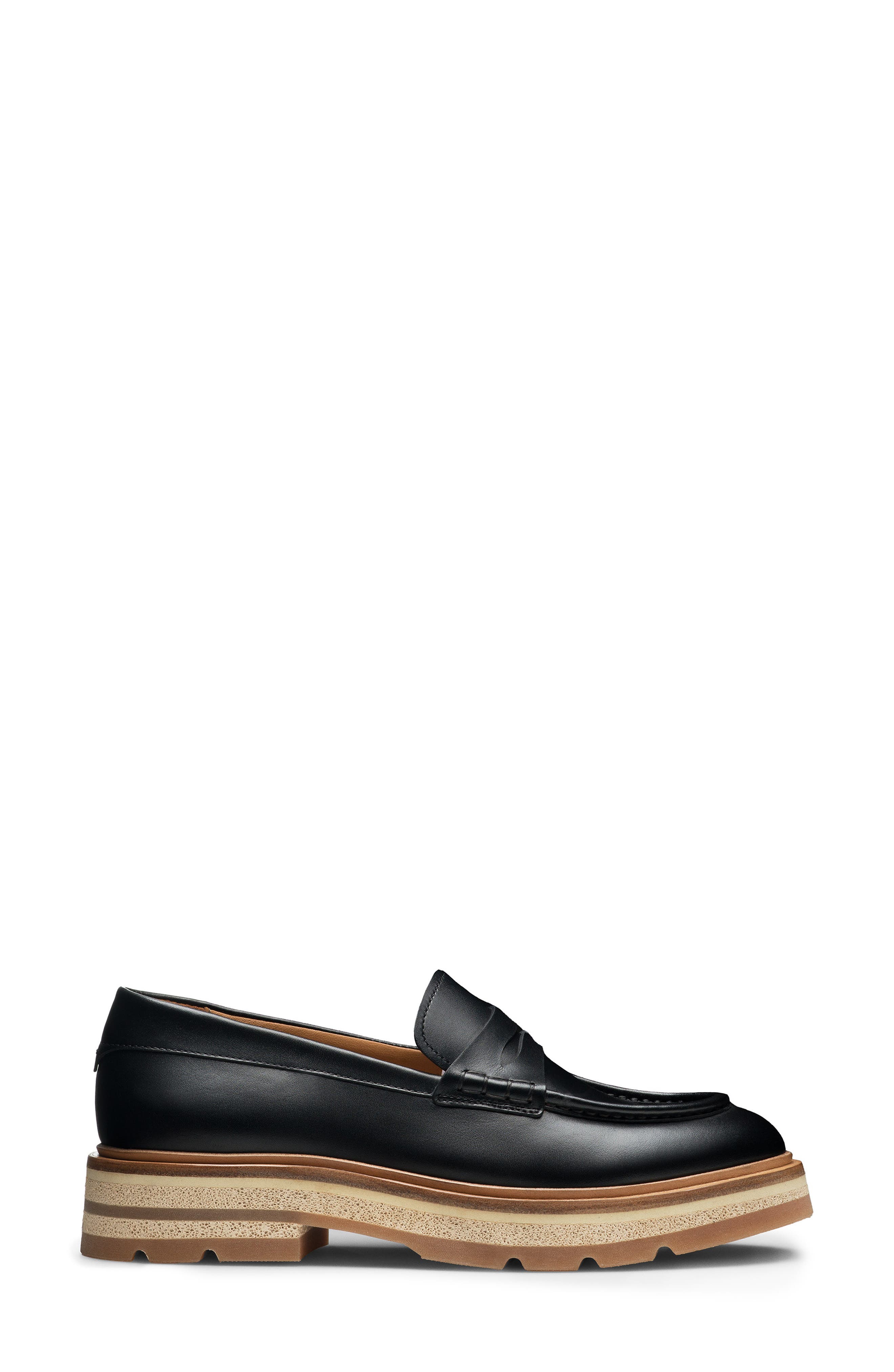 Magnanni Iris Penny Loafer, Alternate, color, Black