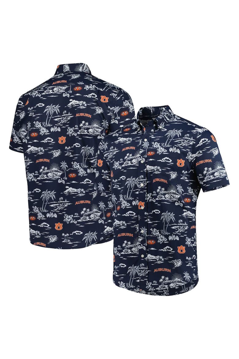 Men's Reyn Spooner Navy Auburn Tigers Classic Button-Down Shirt, Main, color, Navy