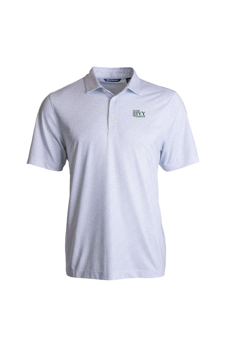 Cutter & Buck Men's Cutter & Buck White Ivy League Pike Eco Pebble Print Stretch Recycled Polo, Alternate, color,