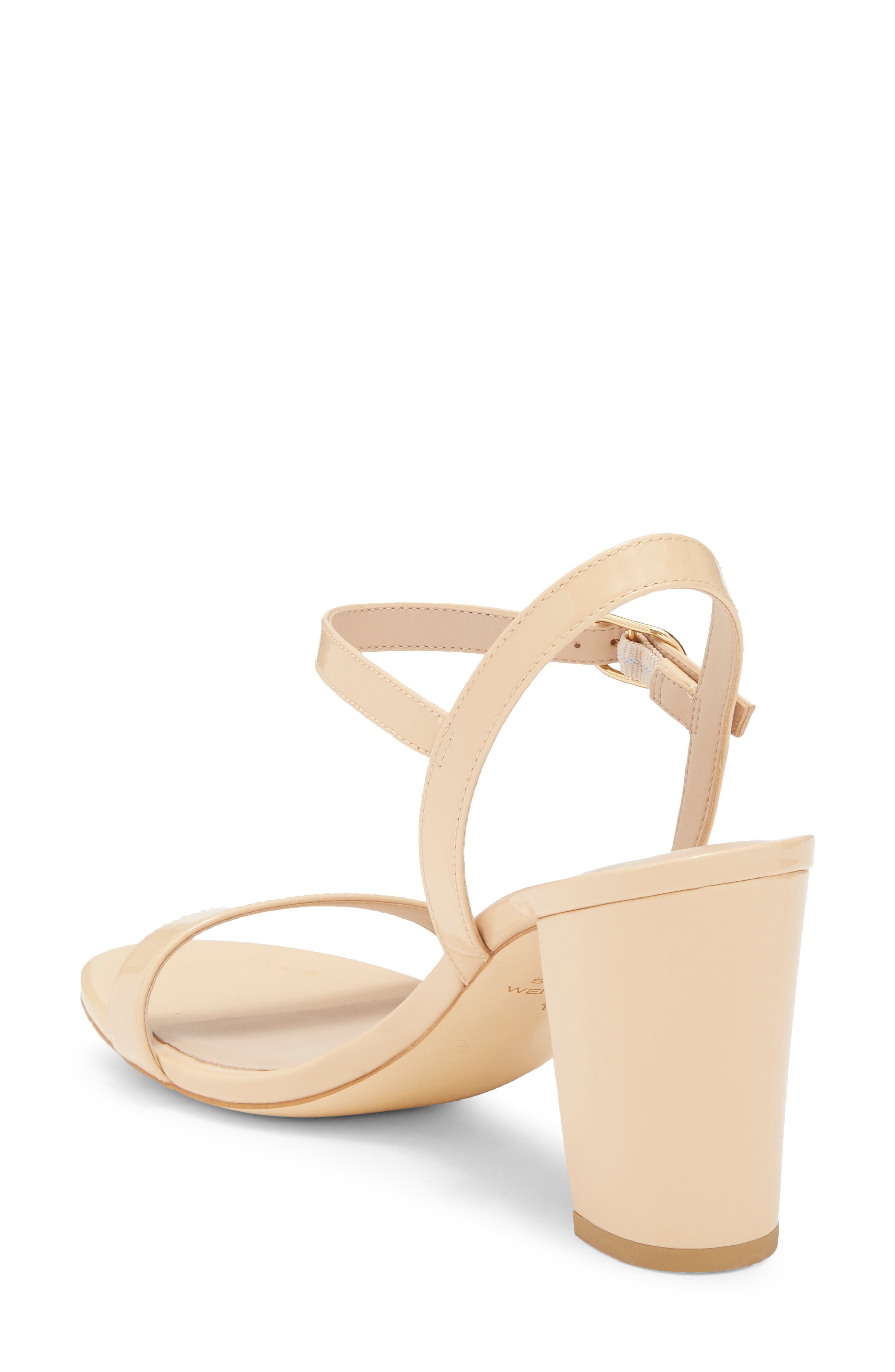 Dancer 75 Block Heel Sandal, Alternate, color, GOLDEN BEIGE