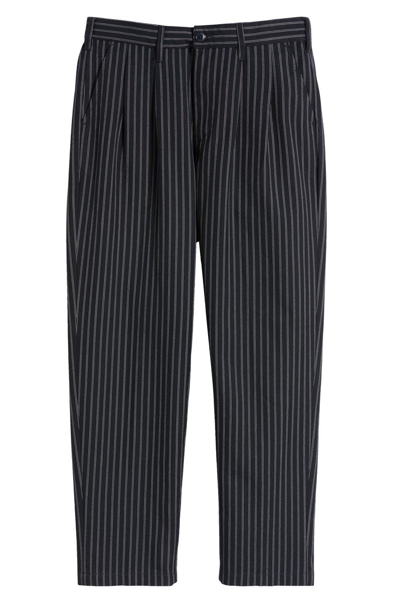 Obey Fubar Pleated Pinstripe Pants, Alternate, color, 
