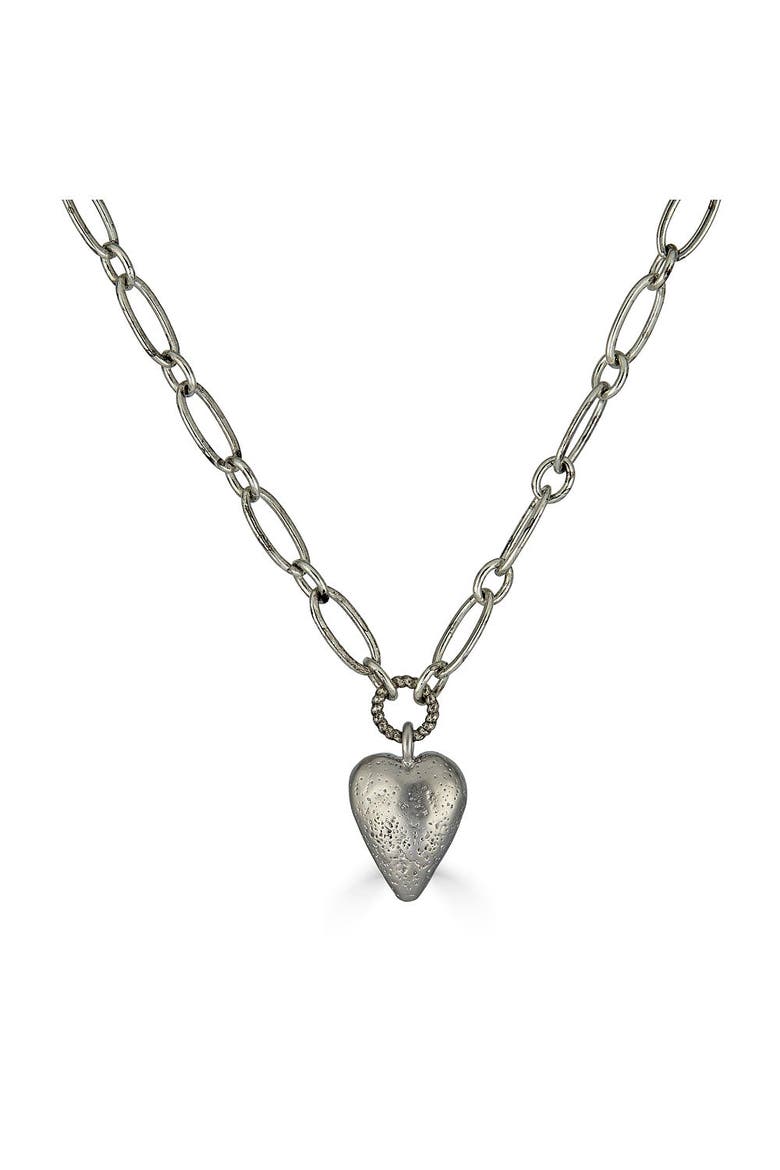 Silver Delicate Heart Necklace, Alternate, color, Silver