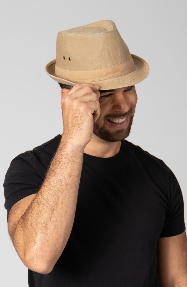 San Diego Hat Fedora, Alternate, color, Tan