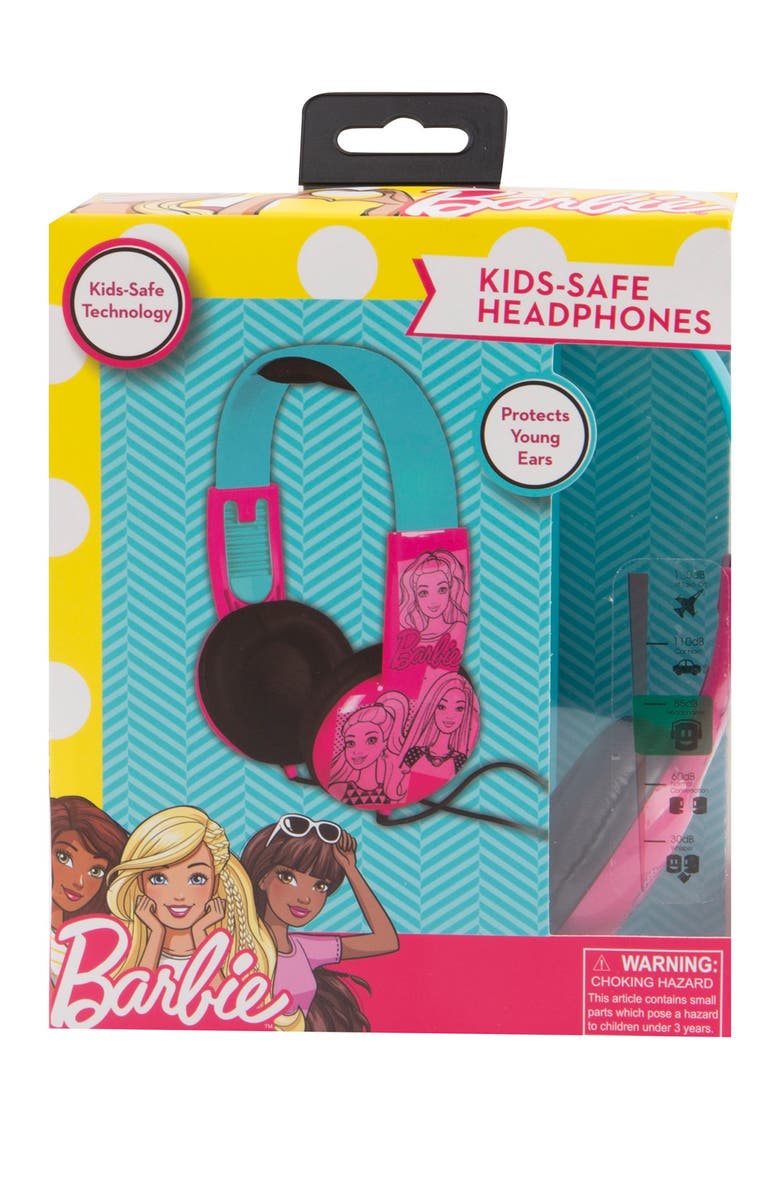 VIVITAR Barbie Kids-Safe Headphones, Main, color,