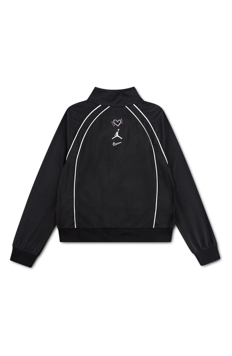 Jordan Kids' Love is in the Air Track Jacket, Alternate, color, Off Noir