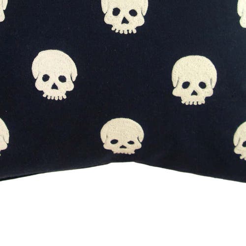 C & F Home C&f Home Halloween Skulls Accent Throw Pillow, 18" X 18" In Blue