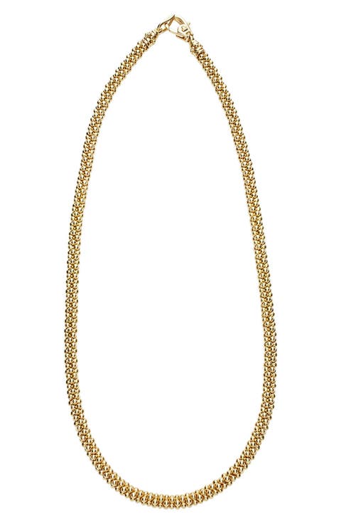 Caviar Bead Rope Necklace