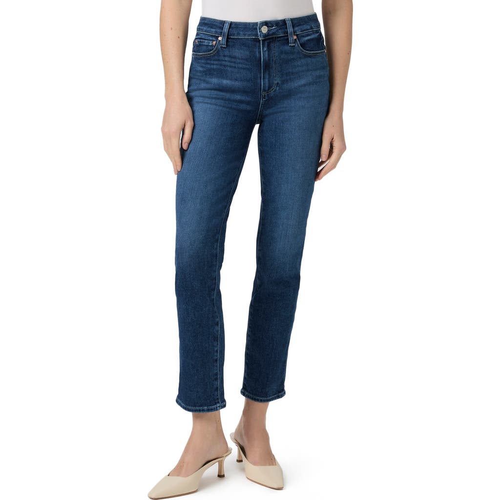 PAIGE PAIGE CINDY HIGH WAIST ANKLE STRAIGHT LEG JEANS