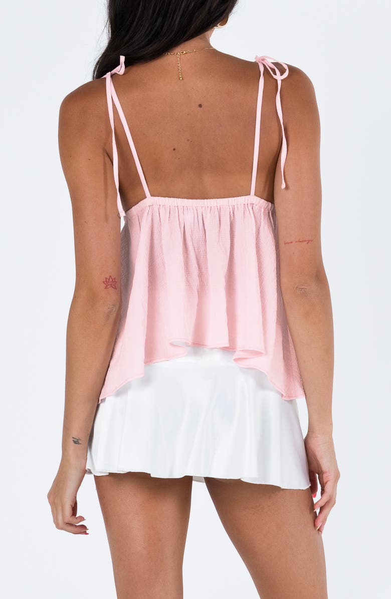 Princess Polly Hearts Flutter Tie Strap Camisole, Alternate, color, 