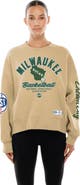 New Era Women's New Era Tan Milwaukee Bucks 2025/26 City Edition Sweatshirt